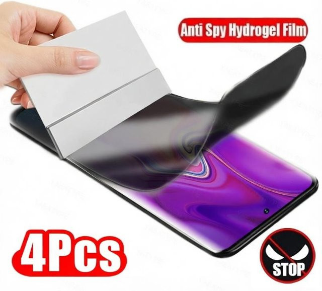 4 Stück Sichtschutz-Hydrogelfolie für Samsung Galaxy A07 und A06, transparent - Bild 1