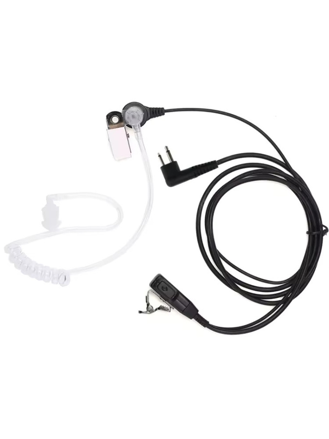 Motorola Covert Acoustic Tube Headset In-Ear Ohrhörer in Schwarz für Walkie Talkie CP040 CP140 CP200 DP1400 GP300 XT180 420 XT460 FT-65R - Bild 2
