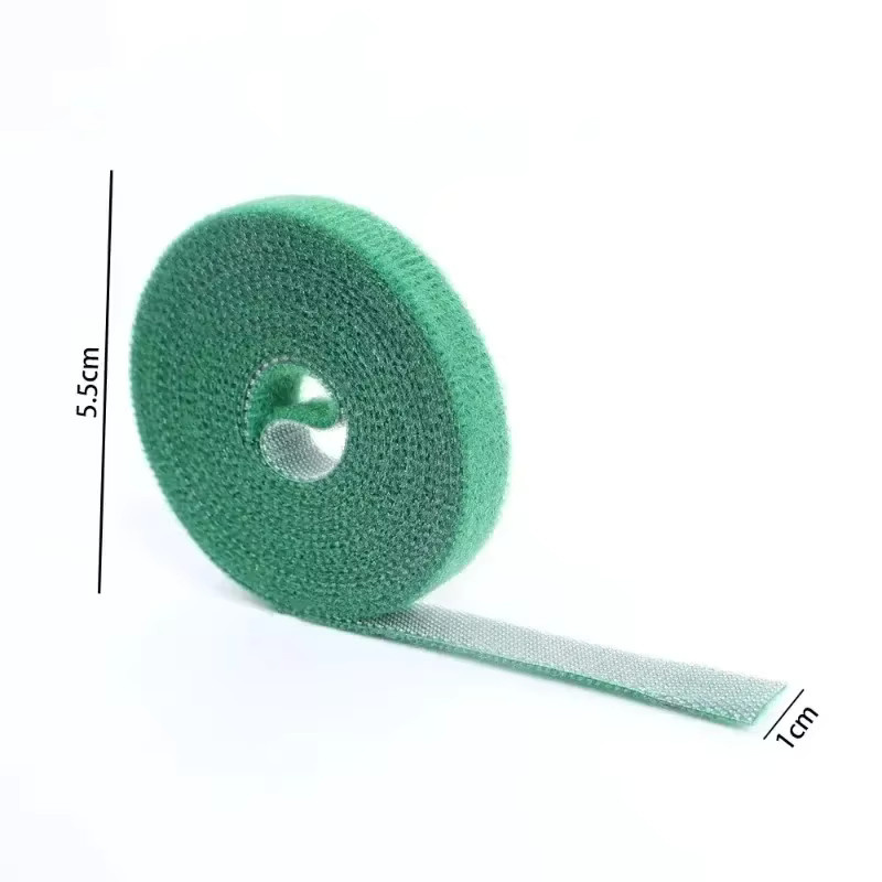 Selbstklebende Nylon-Kabelbinder für Pflanzen in Grün, wiederverwendbare Gartenschnur zur Pflanzenunterstützung aus Kunststoff - Bild 5