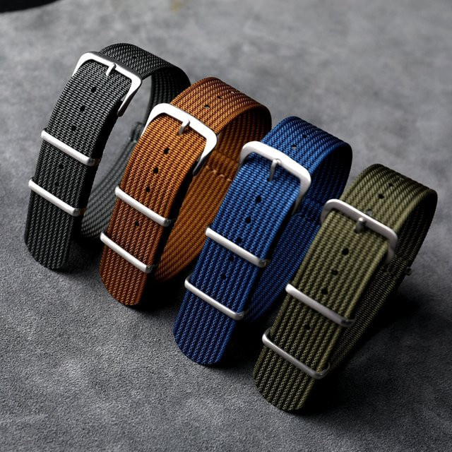 Raystray Uhrenarmband, Nylon, Textil/NATO, 20 mm, 22 mm, Herren - Bild 1