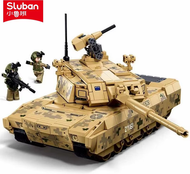 Sluban ZTZ-100S MBT Hauptkampfpanzer, Modellbausatz, 413 Teile, ab 8 Jahren - Bild 1