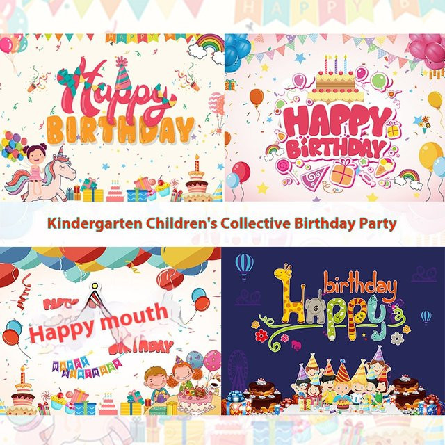 VIKAMA Geburtstag Wandteppich für Kindergarten und Klassenzimmer, Mehrfarbig, B: 75 cm, H: 75 cm - Bild 1
