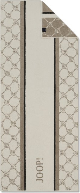 JOOP! Duschtuch CAPSEL STRIPE aus Baumwolle, Braun, Breite: 50 cm, Höhe: 100 cm - Bild 1