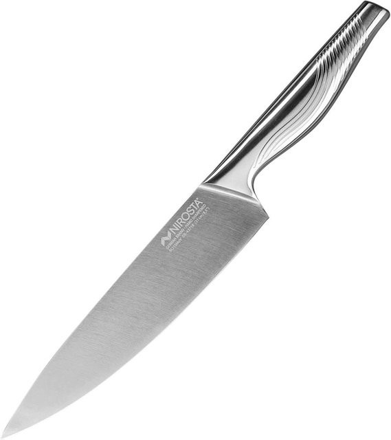 Nirosta Kochmesser Swing aus Edelstahl in Silber, Klingenlänge: 21 cm - Bild 1