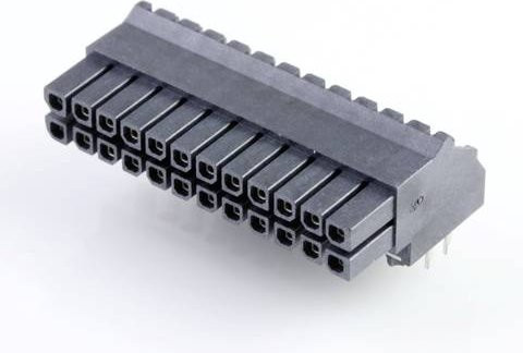 Molex Einbau-Stiftleiste Standard 24-polig Schwarz - Bild 1