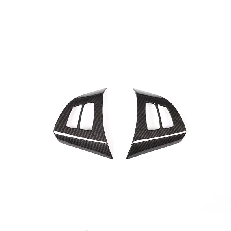 Owntycar Lenkradschalter Rahmen Dekoration Abdeckung aus ABS in Schwarz für BMW X5 E70 und X6 E71 (2009-2013) - Bild 3