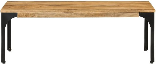 vidaXL Couchtisch aus Massivholz Mango in Braun, B/T/H: 100 x 55 x 35 cm - Bild 1