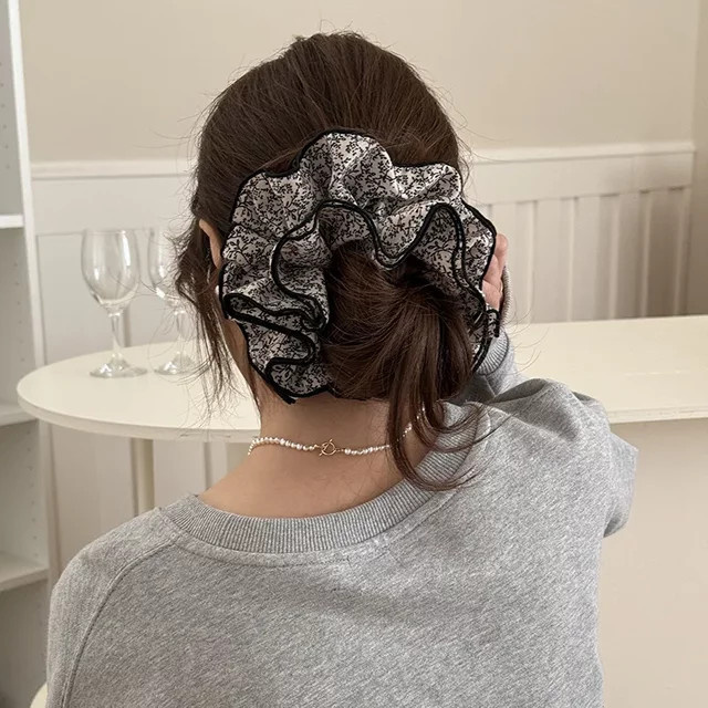 HIYAYZ Haargummis Retro-Blumendruck, Damen - Bild 1