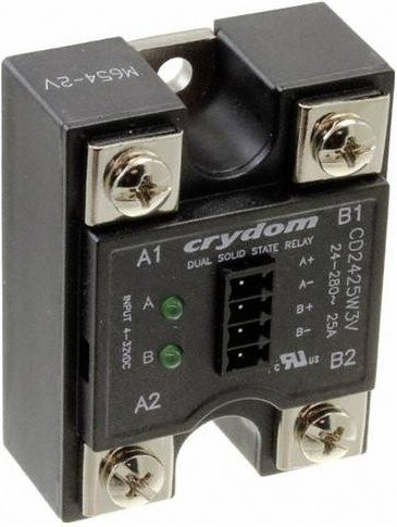 Crydom Halbleiterrelais CD2425W3VH in Schwarz - Bild 1
