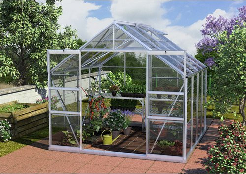 VITAVIA Gewächshaus Mars Plus 6700 aus Aluminium in Silber, B/H/T: 195 x 197 x 131 cm - Bild 1