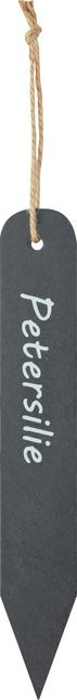 Kräuterstecker Petersilie aus Steingut in Natur, H x B x T: 21 x 3,3 x 0,5 cm - Bild 1