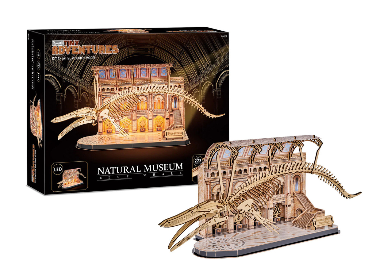 Revell Musée Naturel Baleine Bleue, Holz, ab 10 Jahre - Bild 2