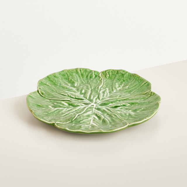 BLUME2000 Keramik Frühstücksteller und Salatsteller in Grün - Bild 1