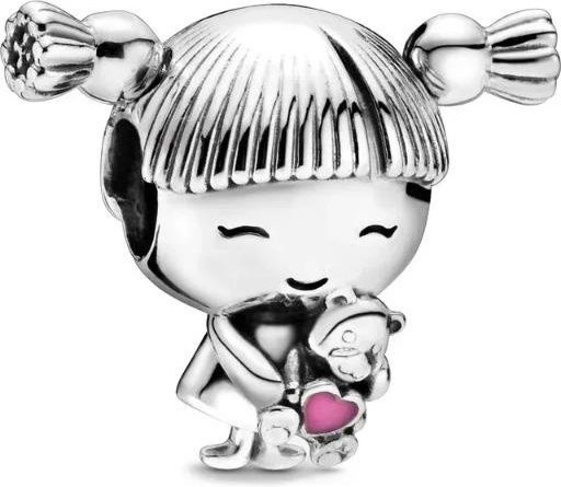 Charm-Perle Heißluftballon mit Liebe, 925 Silber, Damen, Weiß - Bild 1