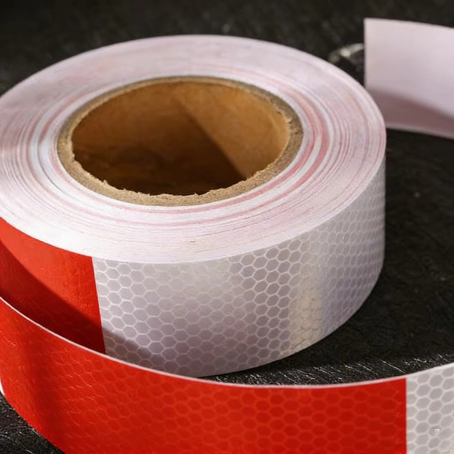 Reflektierendes Klebeband in Rot für LKW und Anhänger, Breite: 5 cm, Länge: 5 m - Bild 4
