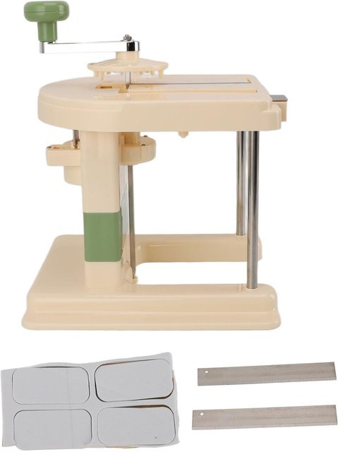 CosyHome Rotations-Kohlschneider und Gemüsehobel in Grün und Beige - Bild 1