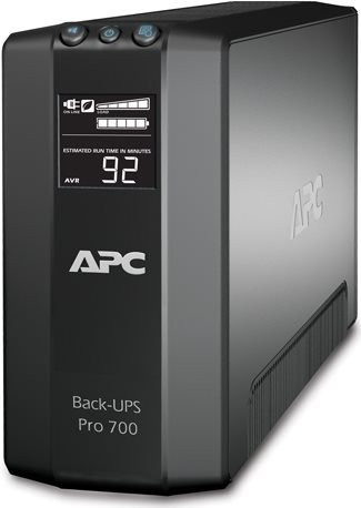 APC Back-UPS RS LCD 700 Master Control USV, 700 VA, 420 Watt, 120 V, 6 Ausgangsanschlüsse, USB, Schwarz - Bild 1