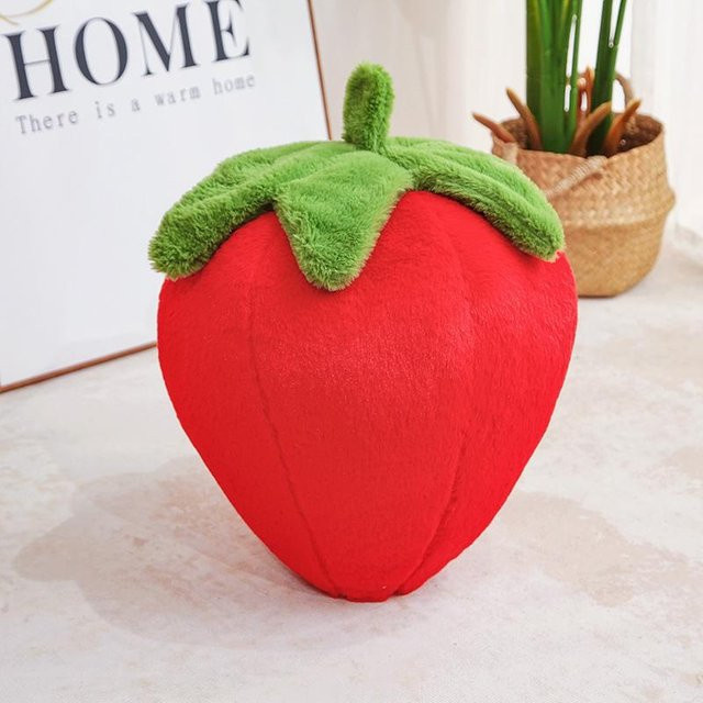 Yiran toy Erdbeer Plüschtier, Erdbeer Kissen, 35cm - Bild 1