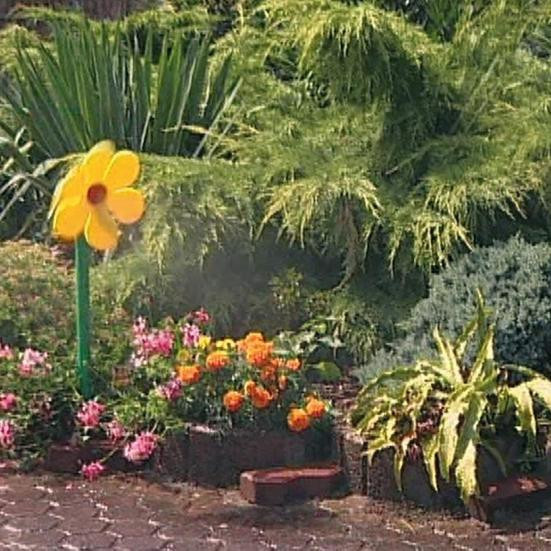 Eclat Tanzende Blume Rasensprenger mit 360-Grad-Drehung in Weiß - Bild 5
