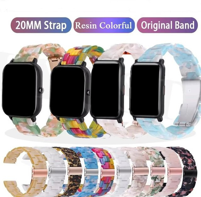 QCTOG Uhrenarmband Kunststoff, 20 mm, Unisex - Bild 1