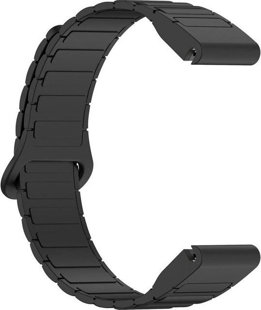 Agood Uhrenarmband Silikon, Magnetarmband, Schwarz, Unisex - Bild 1