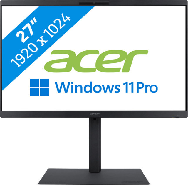 Acer Veriton Vero Z4737GT U51604 Pro All-in-One PC in Schwarz mit 16 Zoll Display, Intel Prozessor und 512 GB SSD - Bild 1