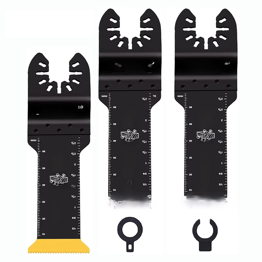 EZARC 3 Stück oszillierende Multitool-Sägeblätter aus Titan für Metall, Holz und Kunststoff - Bild 7