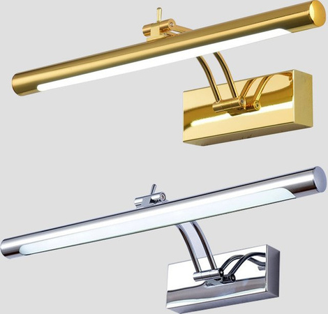 Moderne Wandleuchte QUASHION für Badezimmer und Schlafzimmer in Gold/Messing, Chrom oder Weiß