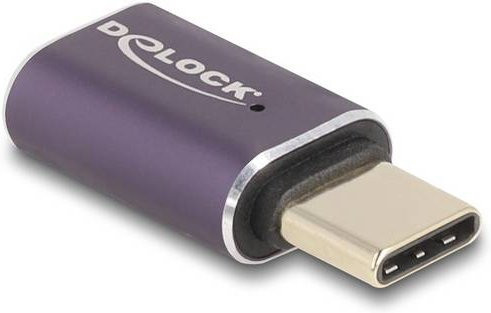 Delock USB-C auf USB-C Adapter 60286 in Lila - Bild 1