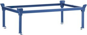 Fetra Aufsetzrahmen 22920 für Paletten-Fahrgestell aus Stahl in Blau, Höhe: 37,0 cm / 65,2 cm - Bild 1
