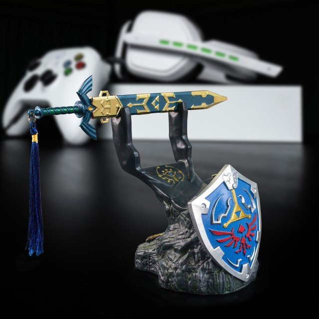 Kreative Anime Controller Halterung aus Harz für Xbox und PS5, Schwarze Desktop Dekoration - Bild 1