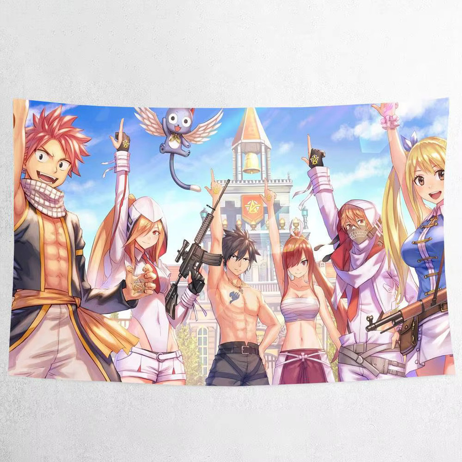 Pop Comics FAIRY TAIL Fotohintergrund aus Papier in Multicolour, B: 70 cm, H: 70 cm - Bild 6