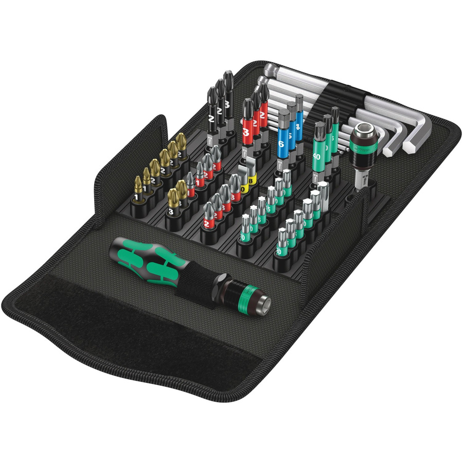 Wera Kraftform Kompakt 100 Bit-Set, 52-teilig, mehrfarbig - Bild 2