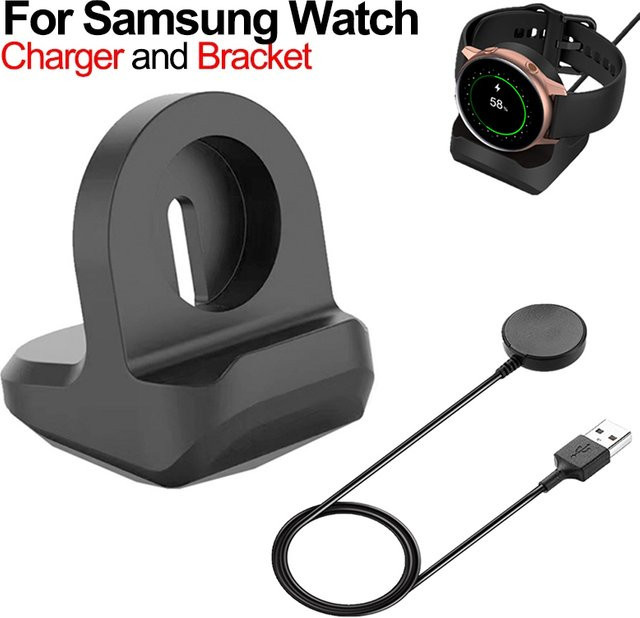 Samsung USB-Ladekabel für Galaxy Watch 4 Classic, Watch 4, Watch Active 1 & 2 sowie Watch 3, Länge: 1 m - Bild 1