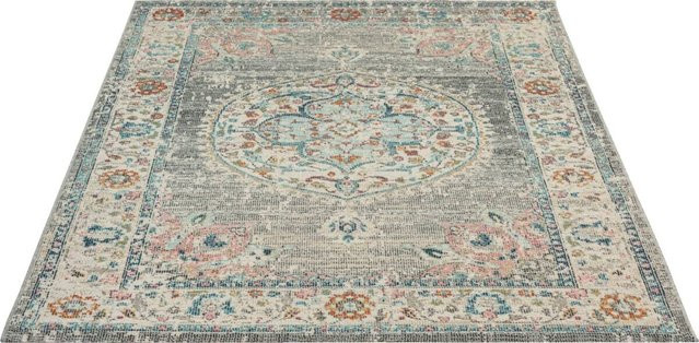 Outdoorteppich Salsa grau aus Polypropylen, UV-beständig und pflegeleicht, Breite: 80 cm, Höhe: 13 cm, Länge: 300 cm - Bild 1
