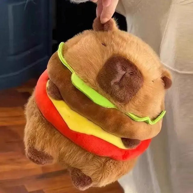 Yiran toy Capybara Plüschtier, 23cm, Braun - Bild 1