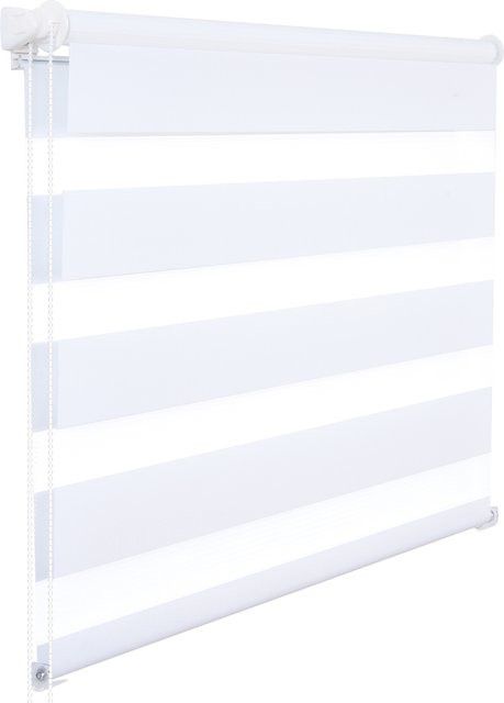 WOLTU Doppelrollo in Weiss, durchscheinend und staubdicht, Fenster-Verdunkelungsvorhang für Schlafzimmer und Wohnzimmer - Bild 1