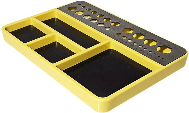 Magnetische Teileablage von Meterk als RC-Reparatur-Organizer für Schrauben und Steckschlüssel in Gelb - Bild 1