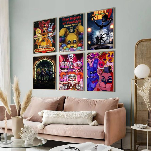 Five Nights at Freddy's DIY Sticky Poster Wandaufkleber Mehrfarbig - Bild 1