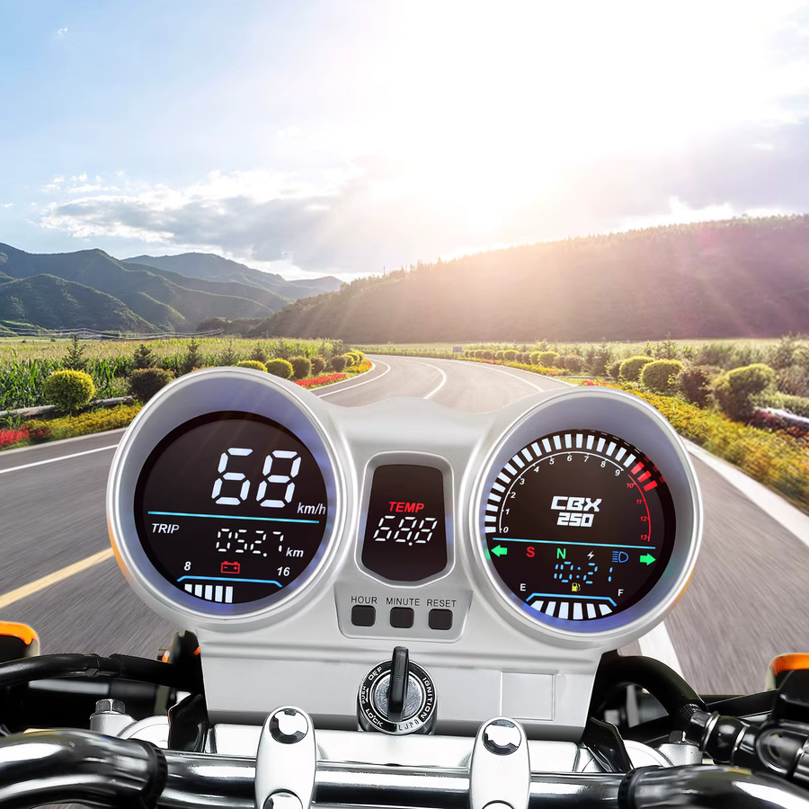 RYSJM Tachometer mit LCD-Display und Kilometerzähler für Honda CBX250 Twister 2001 bis 2008 - Bild 4