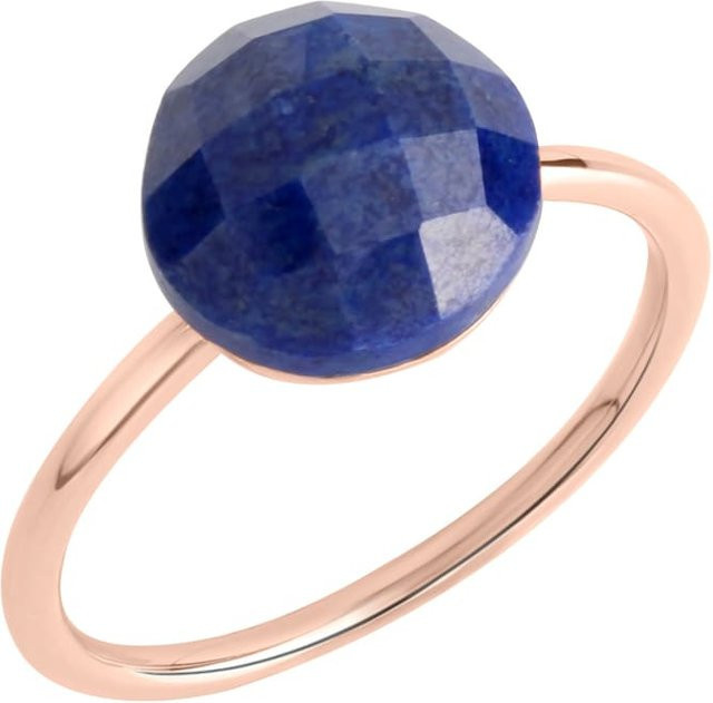 Jamelli Ring 925 Silber, rosé-vergoldet, Lapislazuli, Damen - Bild 1