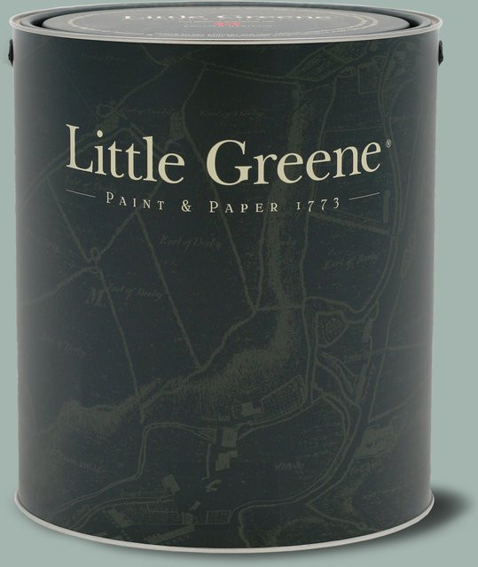 Little Greene Intelligent Matt Emulsion Wandfarbe Celestial Blue 101 in Blau und Türkis, 5 l - Bild 1