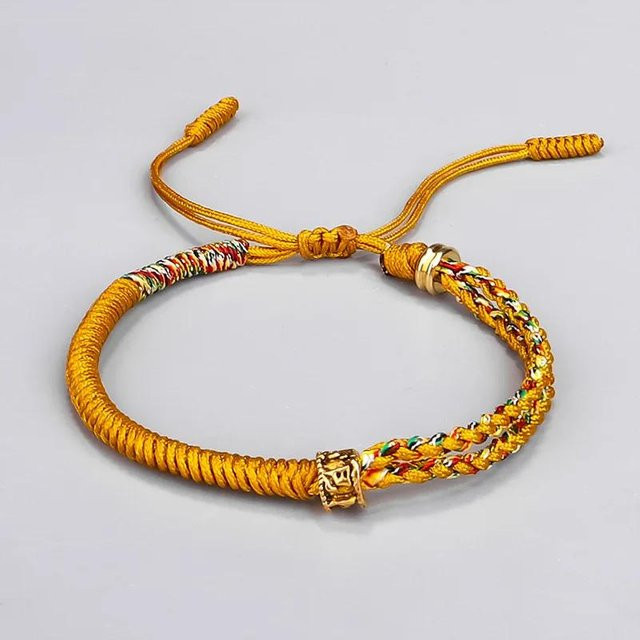 Armband Rd lala, Baumwolle, Gelb, Unisex - Bild 1