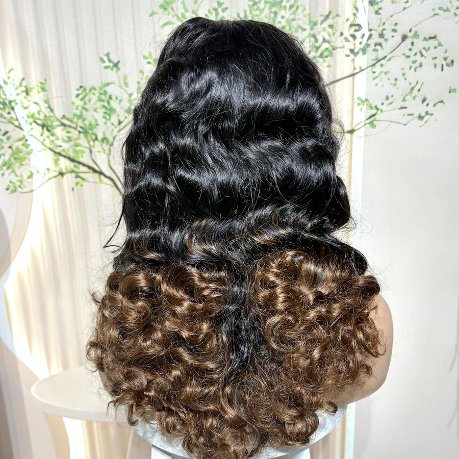 MISHELL Perücke, Body Wave, Schokoladenbraun, Damen - Bild 3
