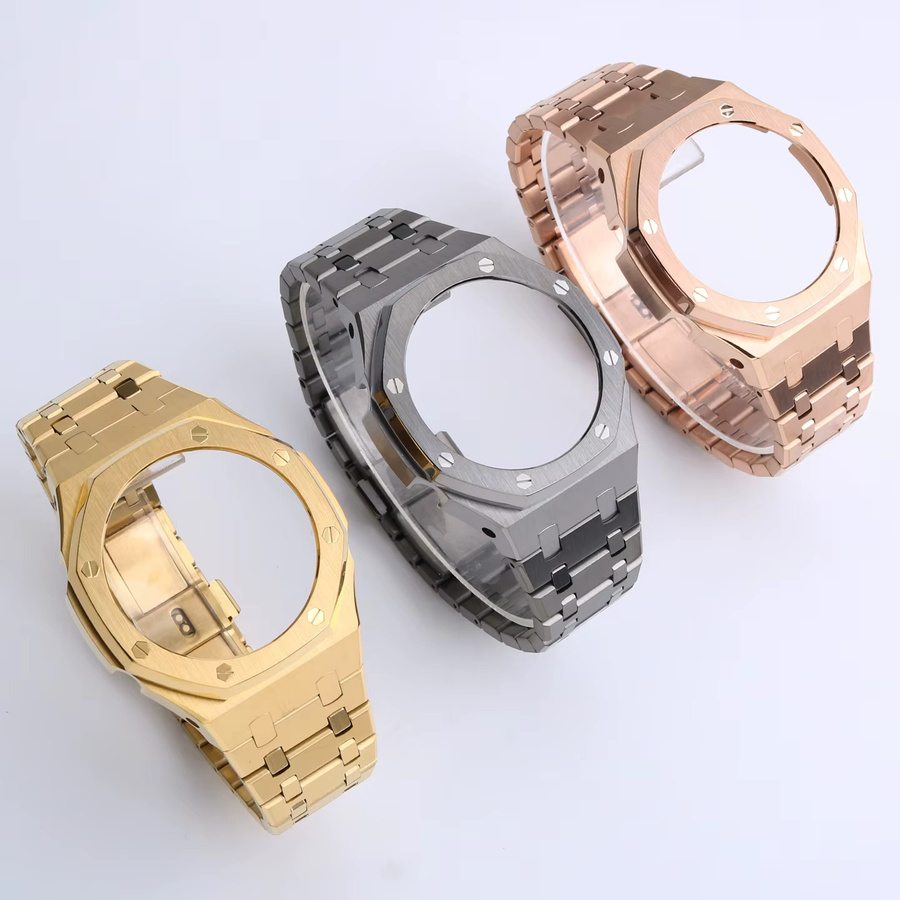 Casio Uhrenarmband Mod-Kit, Edelstahl, Silber, Herren - Bild 5