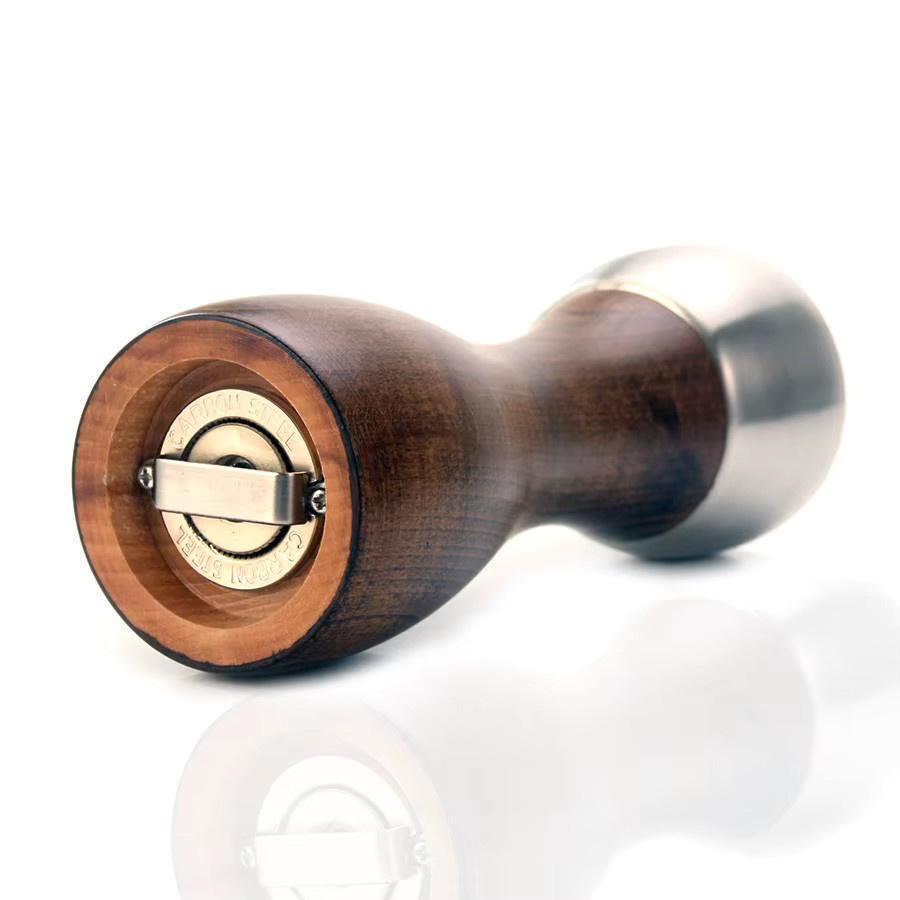 Leeseph Premium Buchen-Pfeffermühle in Braun mit Präzisions-Kohlenstoffstahl-Rotor für Pfefferkörner und Meersalz - Bild 4