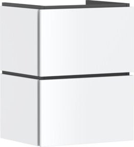 Hansgrohe Waschtischunterschrank Xilesa E in Weiß mit 2 Schubladen und Push-to-Open Funktion, B/T: 48,0 x 38,0 cm - Bild 1