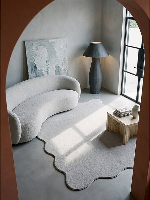 Kadima Design Teppich Grau mit Antirutschfunktion, B: 120 cm, L: 160 cm - Bild 1