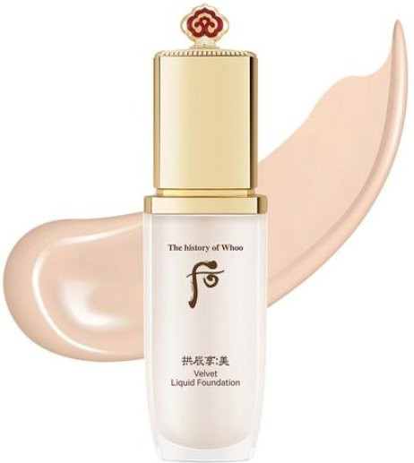 WHOO Gongjinhyang Mi Velvet Liquid Foundation SPF30, No.21 beige, 40ml - Bild 1