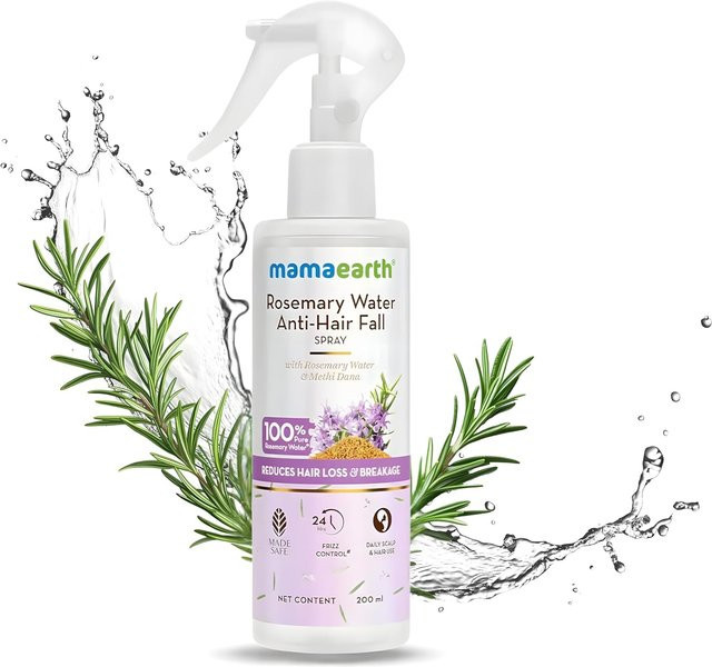 Mamaearth Rosmarinwasser Spray mit Bockshornklee, 200 ml, Unisex - Bild 1